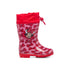 Stivali di gomma rosa e rossi da bambina con logo Minnie, Idee Regalo Natale, SKU p471000058, Immagine 0